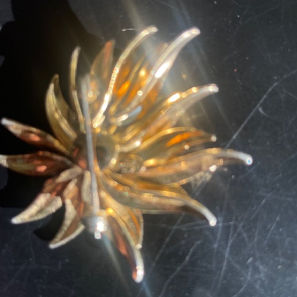 Dior, Gold Plated Brooch- GROSSE 1959 Made in Germany - Picture 5 of 5